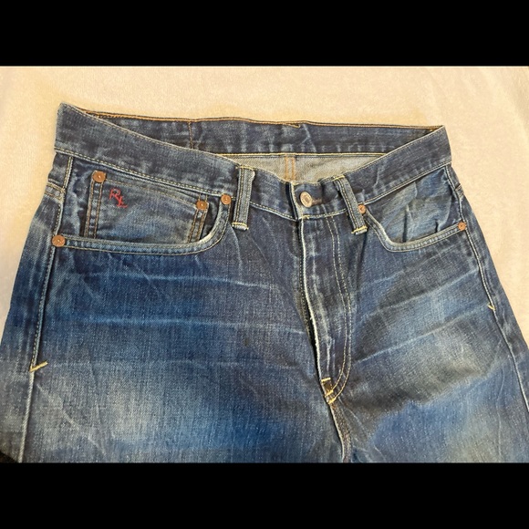 Mint Condition Polo by Ralph Lauren Vintage 67 Luxury Designer Blue Jeans 32X30 - Picture 5 of 6